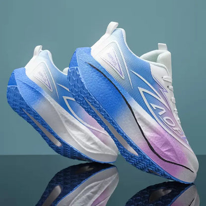 2026 Air Cushion Jogging Shoes Running Shoes Carbon Board Marathon Men Sports Breathable Lightweight Women's Nonskid Sneakers