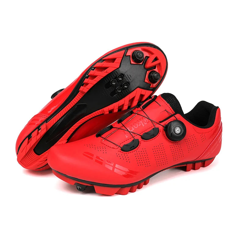 Buty rowerowe unisex Speed – buty wyczynowe SPD do rowerów szosowych z blokadą, oddychające buty MTB do jazdy górskiej i terenowej