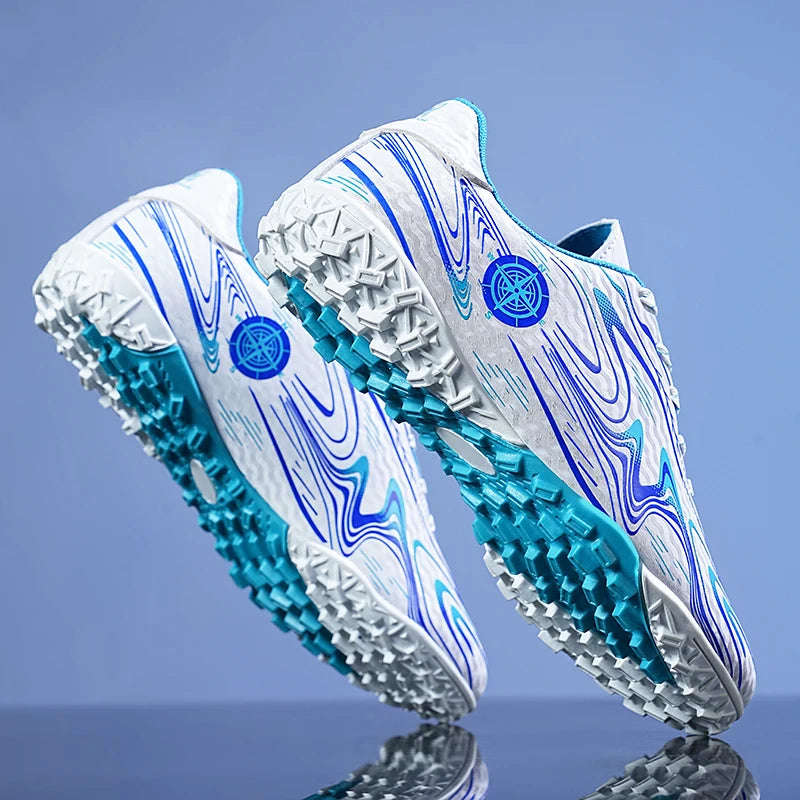 Kids Youth Soccer Cleats Football Shoes Men Non-Slip Breathable Lightweight Training Sneakers Boys Children Football Match Boots