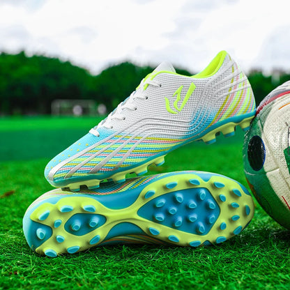 Long Spike Cleats New Competition Level Football Shoes for Men and Women Universal Professional Game Training Sports Shoes