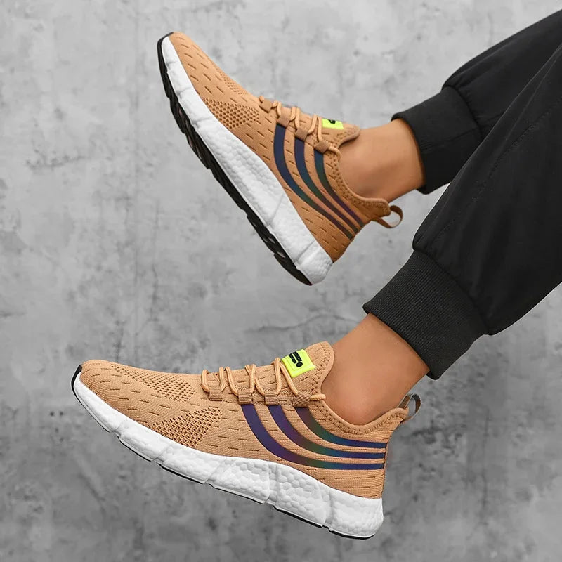 Herren-Freizeitsportschuhe, atmungsaktive, leichte Sneaker, rutschfeste flache Schuhe, Outdoor-Laufschuhe, Wanderschuhe, Tennis- und Sport-Joggingschuhe