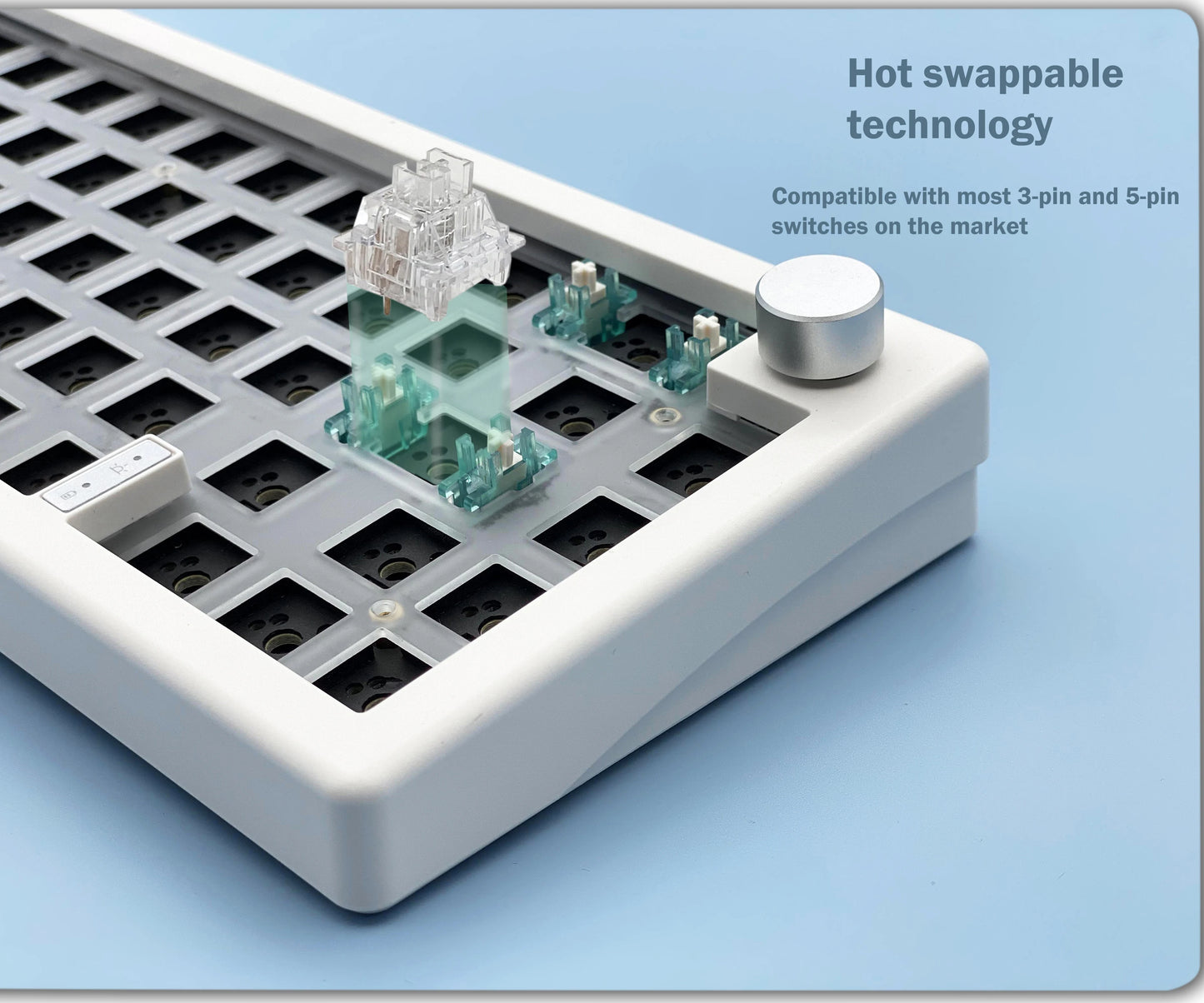 Kit de teclado mecánico personalizado ZUOYA GMK67, hot-swappable, Bluetooth 2.4G, inalámbrico, retroiluminación RGB, estructura gasket, teclado 3 modos