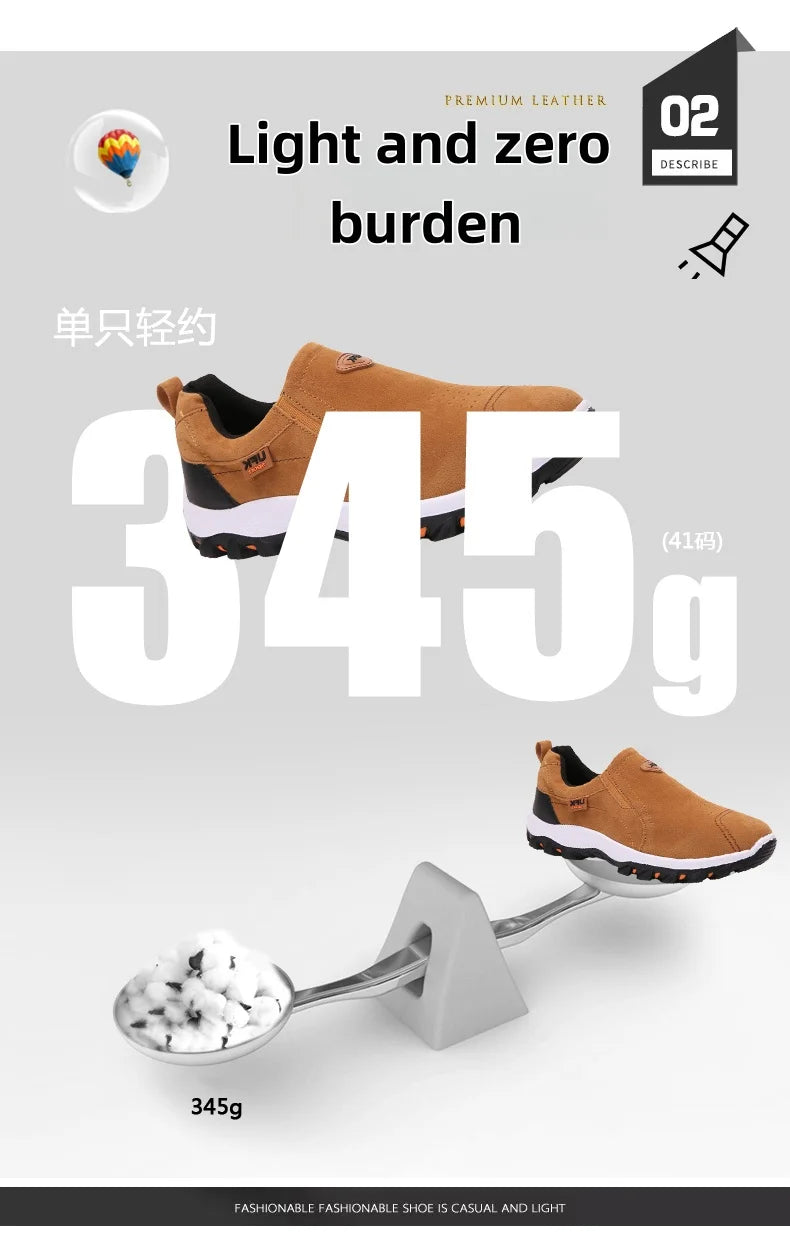 Sapatos desportivos casuais para homem, para caminhadas ao ar livre, acampamento, corrida leve e jogging, mocassins antiderrapantes, sapatos de caminhada, tamanhos grandes 38-50