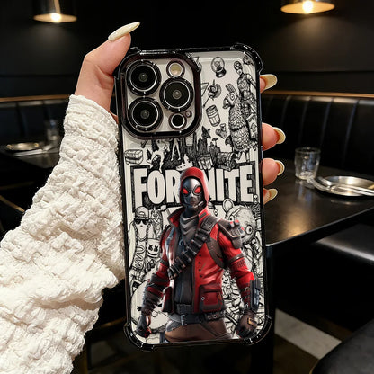Popular Game FortniteS Plating Phone Case For Samsung S26 S25 S24 S23 S22 S21 S20 FE Note20 Edge Plus Ultra 4G 5G Anti Fall