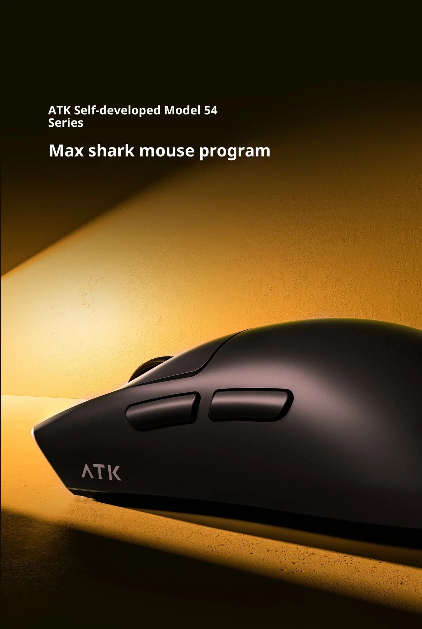 Mouse gaming wireless ATK X1 V2 Ultimate 2.0 Paw3950 Ultra, 54g, ușor, 750ips, latență redusă 0.163ms, 650ips, accesoriu nou, cadou