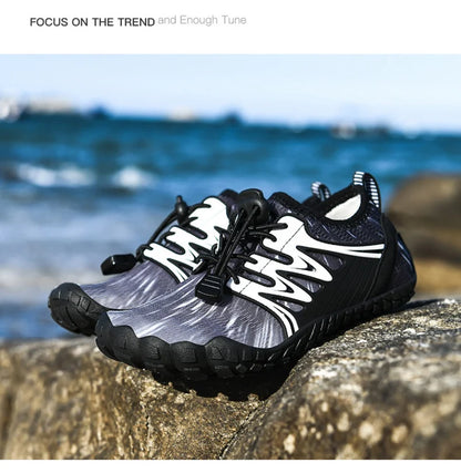 Vattenskor för barn, snabbtorkande strandskor, vattenskor för pojkar och flickor, barfota-sportskor, vadningsskor, sneakers för barn, dykning, fiske, surf-sandaler
