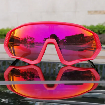 Kapvoe Herren-Marken-Angelbrille, Mountainbike- und Radfahrbrille, Damen-Rennradbrille, Fahrradbrille, Radsportbrille, Oculos Ciclismo
