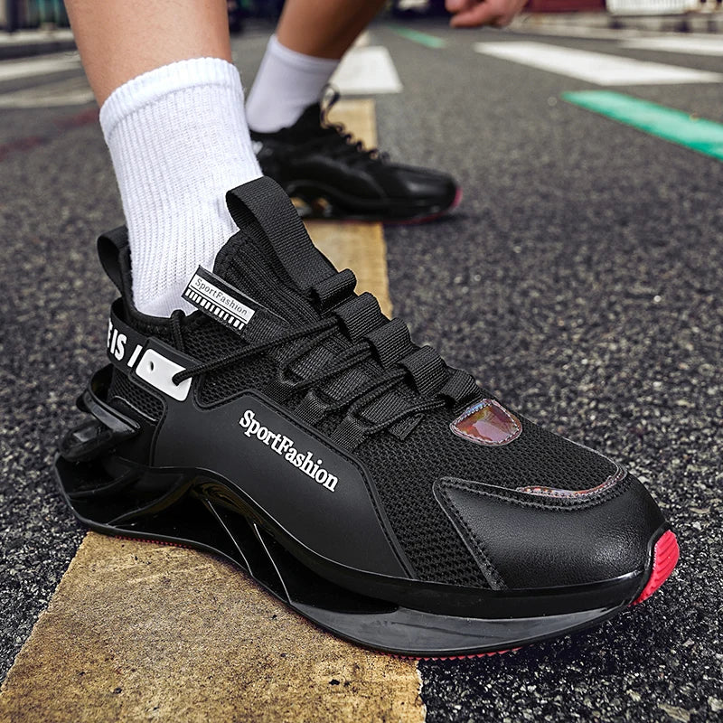 Mens Running Shoes New Mesh Breathe Sole Anti Slip Wear Resistant Daily Sports Trendy Fashion Casual Sneakers for Men