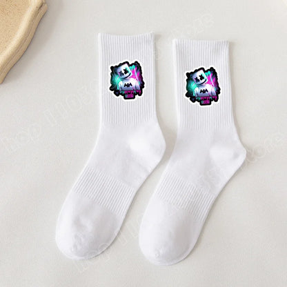 Fortnite Socks Cartoon Game Character Long Socks for Kids and Students in Spring and Autumn Solid Color Cotton Socks Birthday Gifts