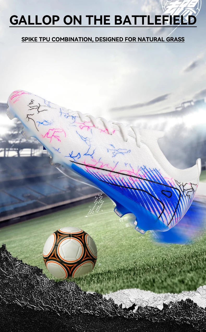 Pánske futbalové kopačky Veľkoobchod Kopačky s klincami Protisklzové tenisky Tréningové futbalové topánky Najvyššia kvalita FG Drop Shipping Unisex pre dospelých
