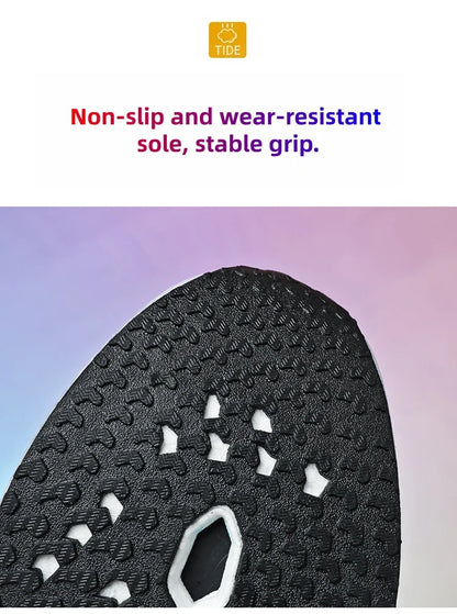 New men's and women's running shoes breathable racing sports shoes carbon cushioning lightweight men's jogging training shoes