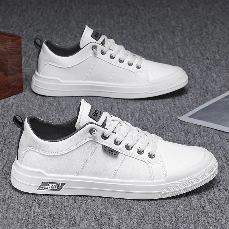 Nouvelle Arrivée 2026 – Chaussures Décontractées en Cuir Grande Taille pour Hommes – Baskets Tendance Antidérapantes à Semelle Souple pour Toutes Saisons