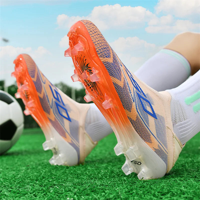 Pánske futbalové topánky na zápasy v hale, najpredávanejšie futbalové topánky na vonkajšie použitie, kopačky na trávu, vysoké futsalové tenisky, protisklzové, vysoká kvalita