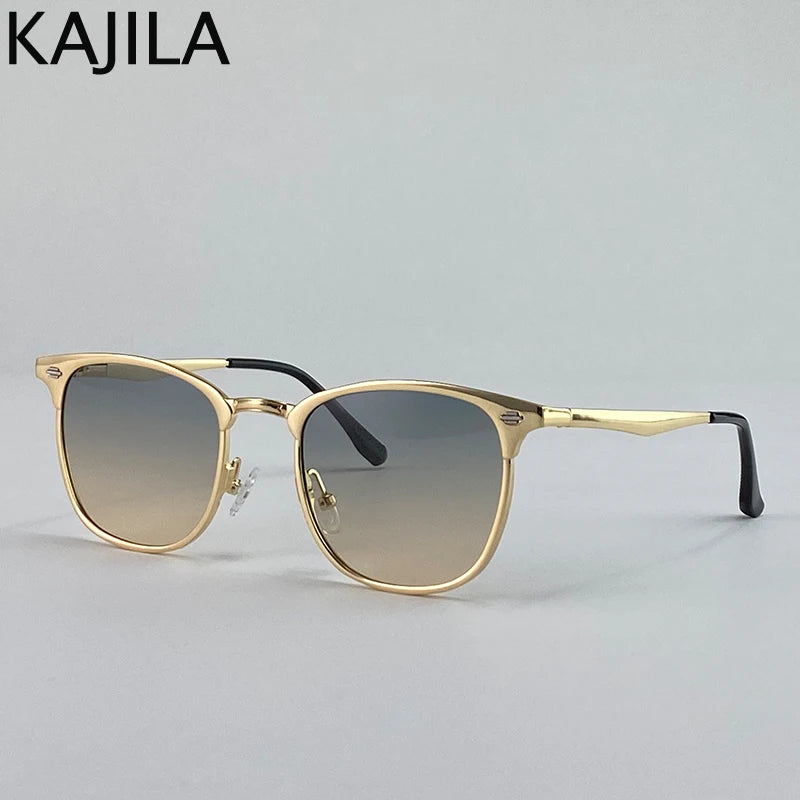 Steampunk Square Sunglasses Men 2026 Luxury Brand Metal Frame Retro Punk Sun Glasses Male Driving Shades Vintage Eyewear UV400