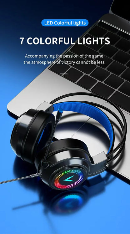G58 Gaming Headset Wired 7.1 Channel PUBG Headset for Computer Laptop