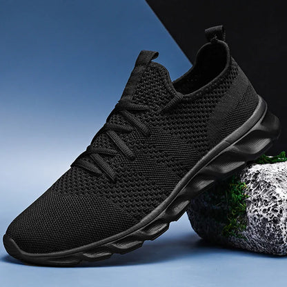Herenhardloopschoenen met zachte zolen, slijtvaste, ademende sportschoenen van mesh, outdoor-mode, tennis schoenen in grote maten voor heren