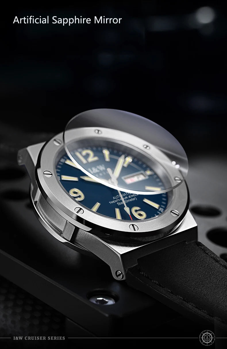 IW New Fashion Date Men Watch MIYOTA Automatic Movement Luminous Top Brand Luxury Sports Mechanical Watch Relogio Masculino