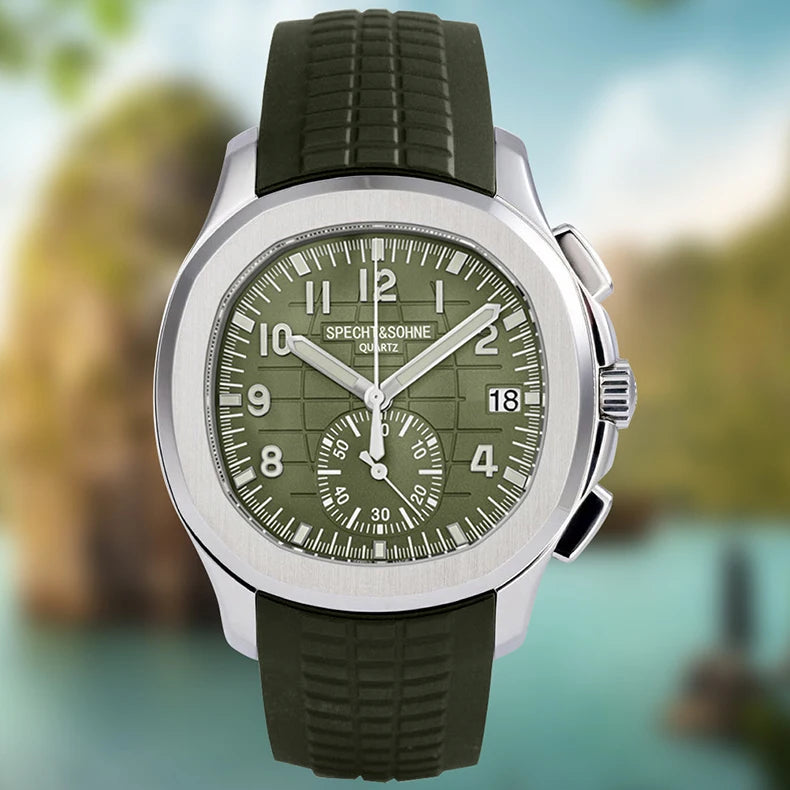 2026 High Quality Men's Watches Luxury Brand Japan VD53 Chronograph Sports Classic 5167 Quartz Watch Stainless Steel Waterproof