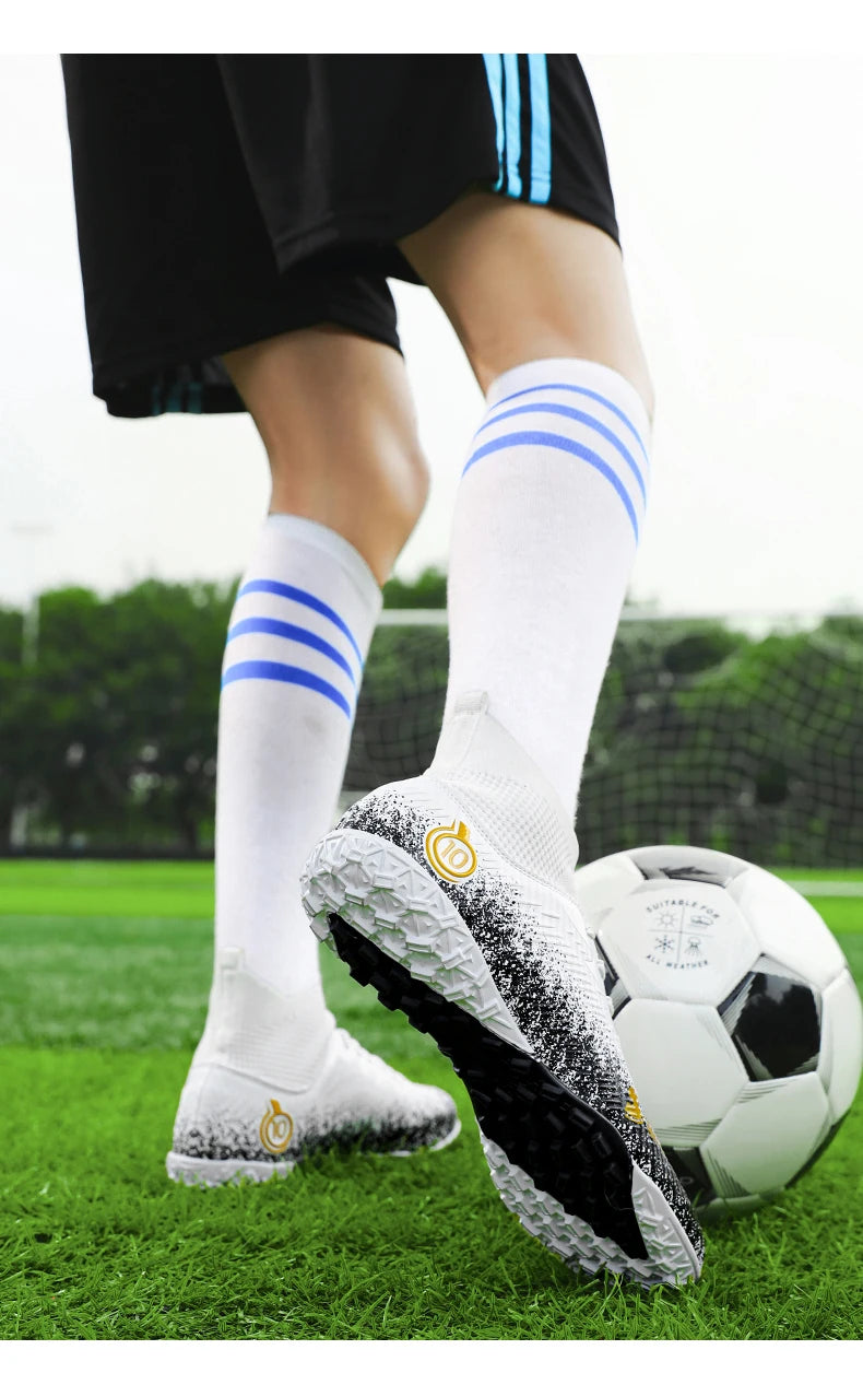 Chaussures de football professionnelles pour hommes, chaussures de soccer, crampons de football FG, chaussures de soccer ultralégères pour l'entraînement, baskets de soccer pour sports de plein air.