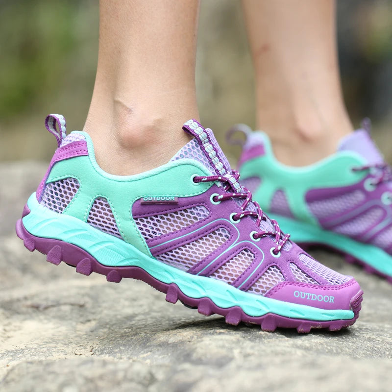 Frühjahr/Sommer Herren Damen Outdoor-Sneaker Trekking- und Wanderschuhe Sport- und Trail-Laufschuhe mit dicken Sohlen Sonderangebot Rabatt