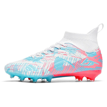 Chaussures de Football pour hommes TF/FG Sneaker garçon confortable société Original résistant chaussures de Football de qualité supérieure bottes de Football à longues pointes