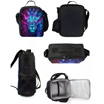 Popular Game FortniteS Child Insulated Large Capacity Bag for Boy and Girl Student Outdoor Resuable Thermal Cooler Lunch Box