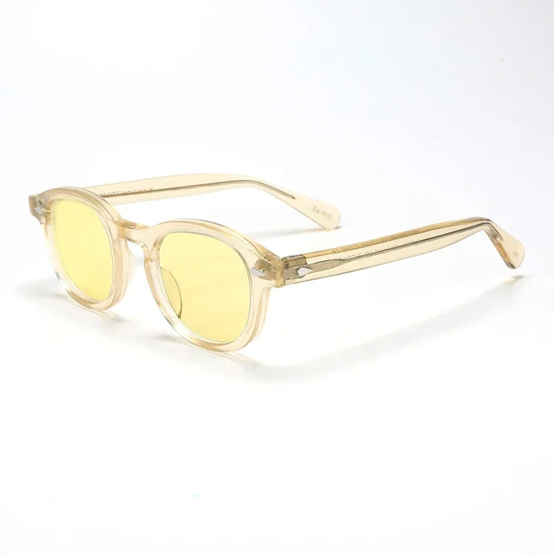 Polarized Sunglasses Men Sun Glasses Woman Johnny Depp Lemtosh Luxury Brand Vintage Acetate Frame Goggles
