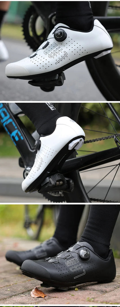 „LAMEDA Pro“ dviračių sporto batai su užraktu, skirti vyrams ir moterims, su kieta pėda, specialūs dviračių sporto batai, skirti MTB dviračiams, komandos batai su užraktu
