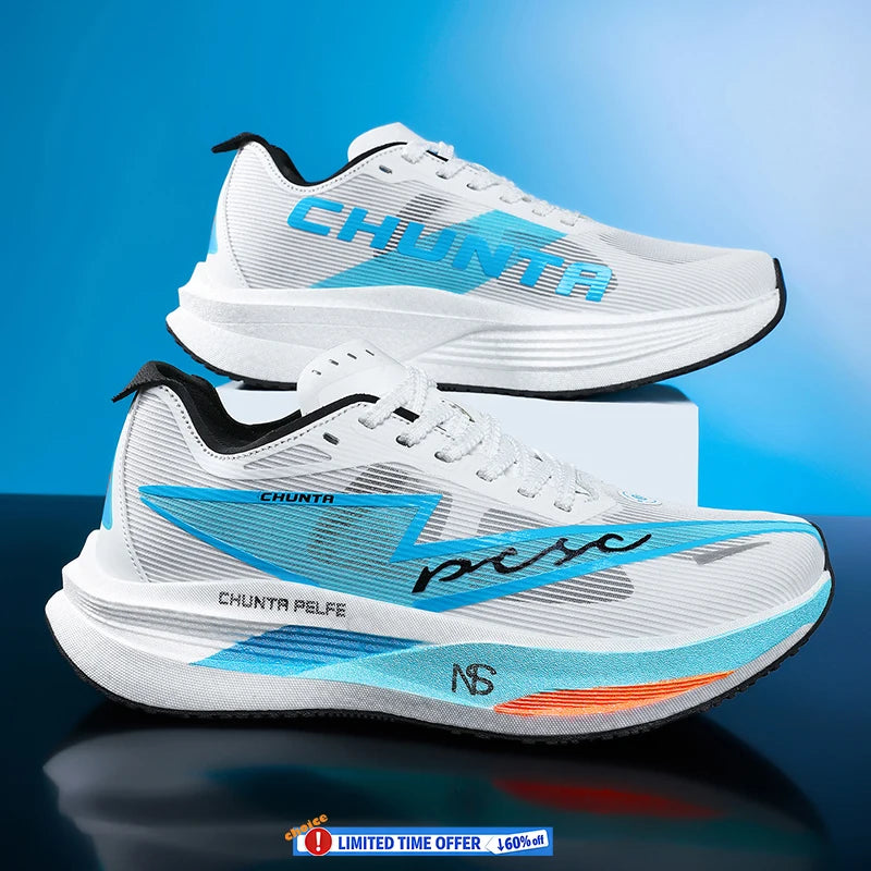 Herren-Sportschuhe Laufschuhe mit Carbonplatte Herren-Marathon-Sneaker Rennschuhe Stoßdämpfende Leichtathletik-Trainingsschuhe für Damen