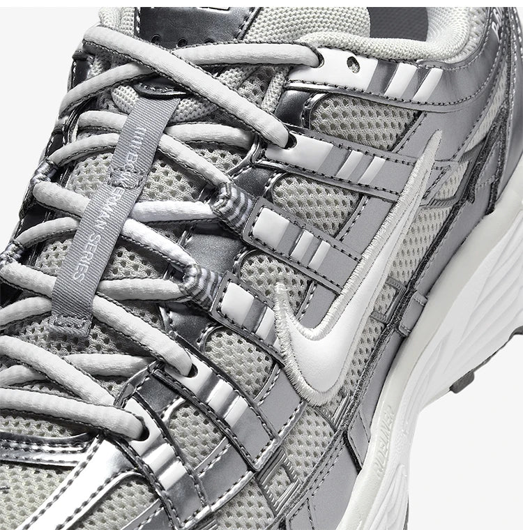 Nike Originals P-6000 Låga snörskor för damer, slitstarka fritids- och sportskor IO3496-001