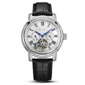 NEW Men's Automatic Mechanical Wristwatch Seagull ST25 Movement Fashion Man Hollow Flywhee Casual Business Watch 819.624