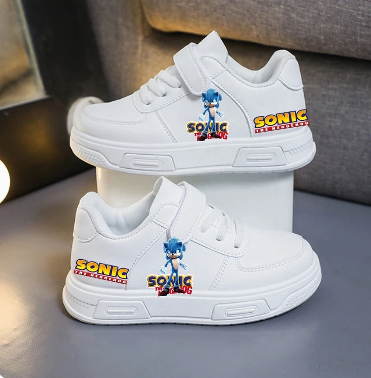 Sonic Students – modne buty codzienne z nadrukiem z kreskówek i anime – urocze trampki – prezenty na urodziny