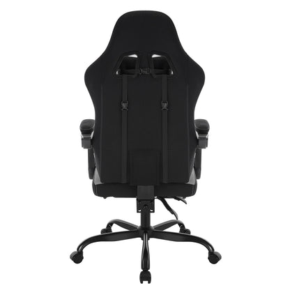 WOLTU Massage Gaming Chair Ergonomic Swivel Computer Chair with Pillow & Footrest Adjustable Headrest Lumbar Support Gamer Chair