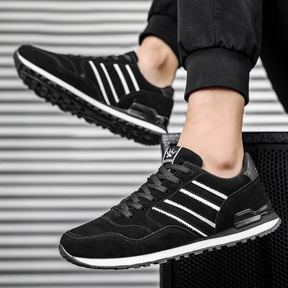 Artificial Leather Men Causal Shoes Male Spring Men Casual Light Shoes Sneakers Lac-up Flats Breathable Outdoors Sapato