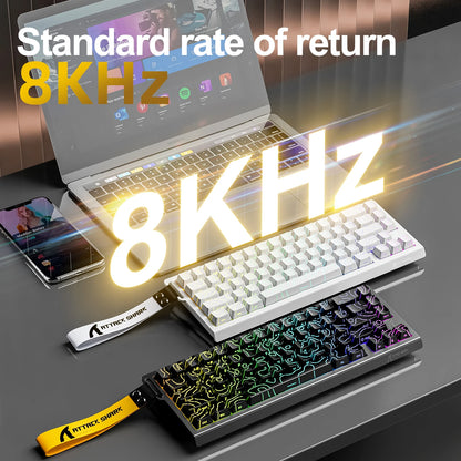 Magnetic Gaming Keyboard ATTACK SHARK X68HE X68PRO HE and FREEWOLF F68 Wired F68Pro Wireless for Pro Gaming 0.01mm Rapid Trigg