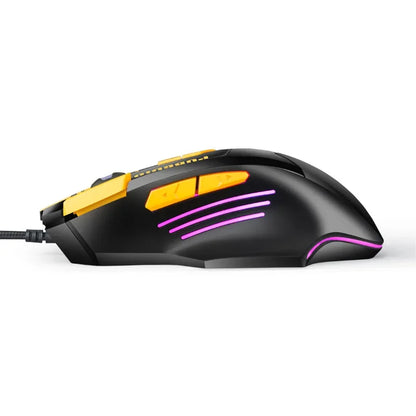 USB Wired Mouse Professional Gaming Mouse 6800DPI Macro Definition D Aggravated Computer Mouse for CF LOL