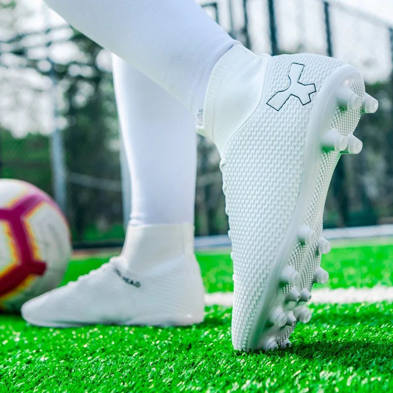 Hoogwaardige voetbalschoenen voor heren, duurzame voetbalschoenen voor jongens, lichtgewicht voetbalschoenen voor kinderen, futsal-trainingsschoenen, voetbalschoenen met noppen