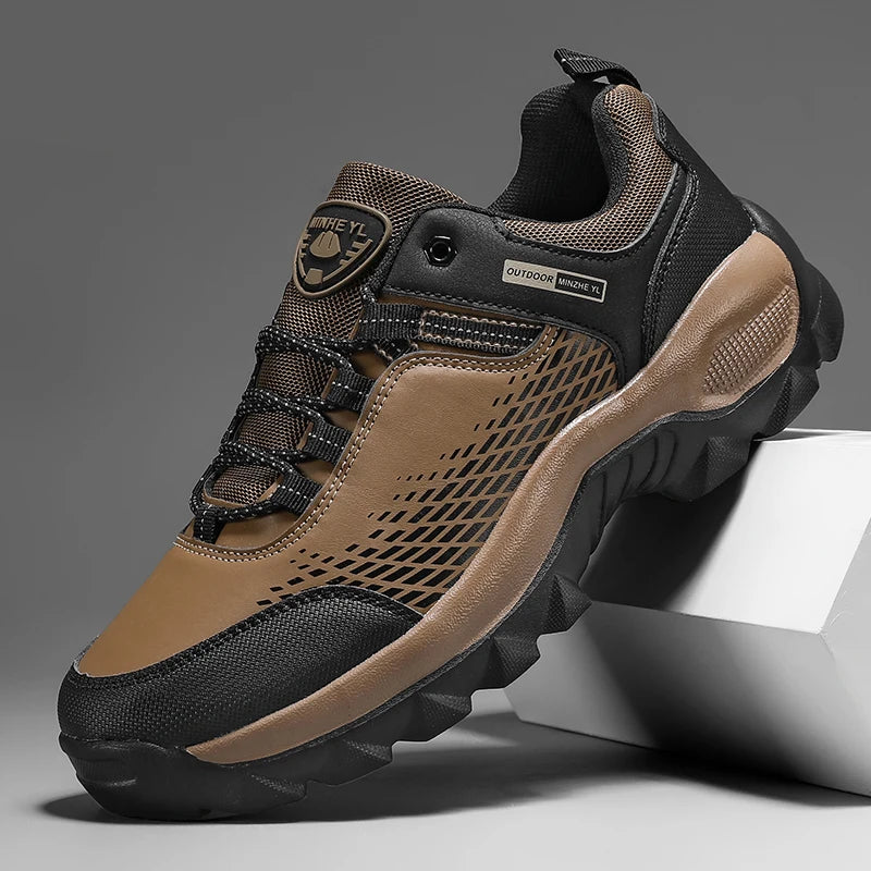 Zapatillas de senderismo para hombre, botas de montaña, zapatillas deportivas informales y de moda, zapatillas para viajar y acampar, zapatillas para caza, entrenamiento táctico y actividades al aire libre.