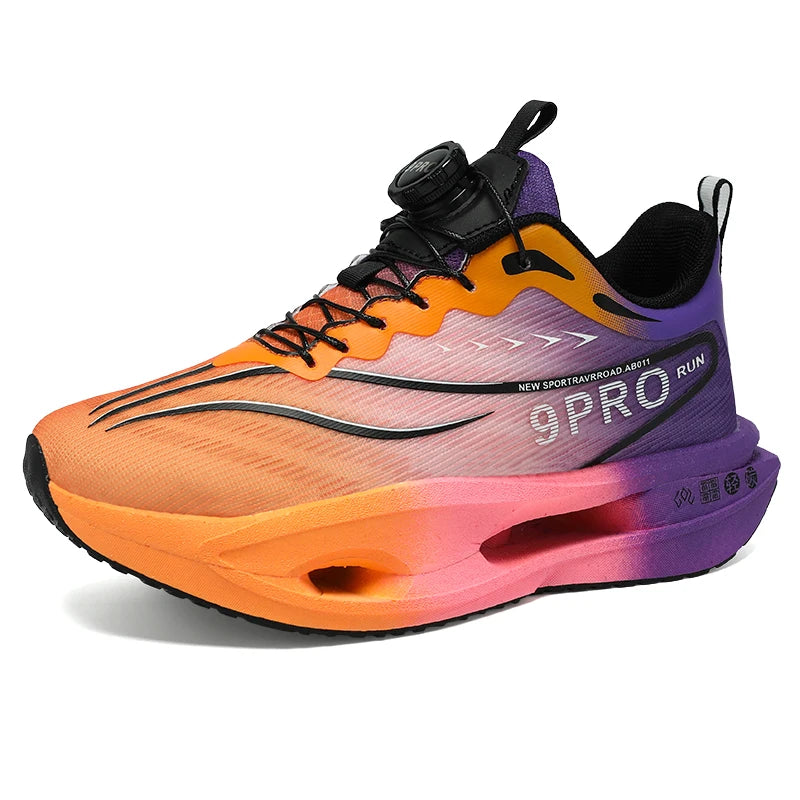 New men's and women's running shoes breathable racing sports shoes carbon cushioning lightweight men's jogging training shoes