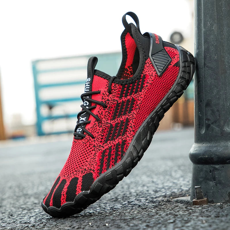 Water Shoes for Men Barefoot Beach Shoes Breathable Sport Shoes Quick Dry River Whtie Sea Aqua Sneakers Soft Beach Sneakers