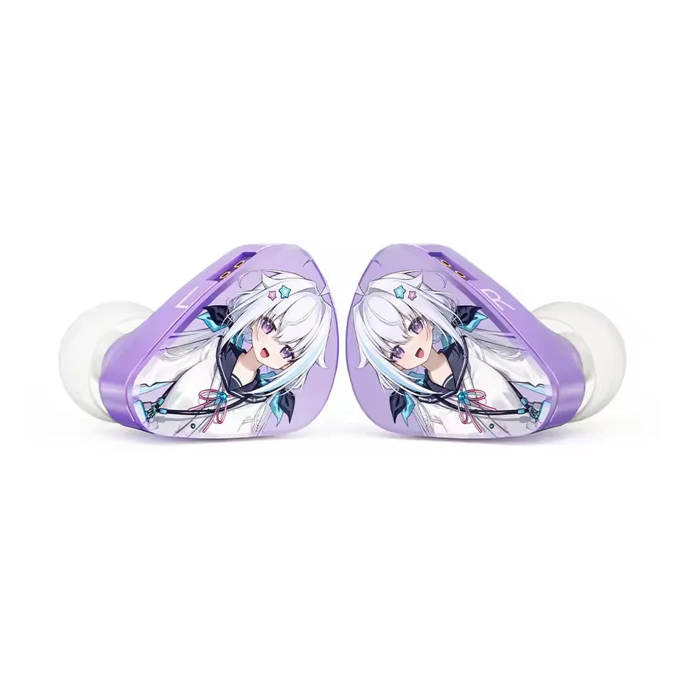 CVJ NOZOMI 2DD+1PD New Planar In-Ear Earphones Interchangeable Panel Nozzle 3 Unit Earbuds for Music And Gaming