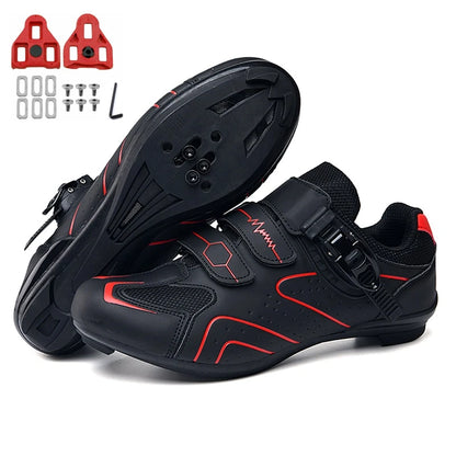Professionelle selbstsichernde Fahrradschuhe für den Outdoor-Einsatz, MTB-Pedale, Fahrradschuhe, rutschfeste Sneaker, Rennradschuhe, SPD-Cleat-Schuhe
