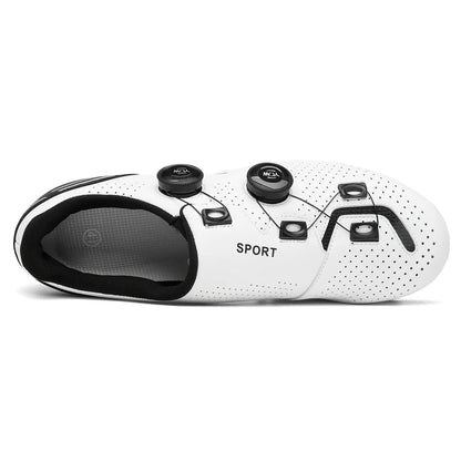 Sapatos de ciclismo para homem: sapatos profissionais de BTT e SPD; sapatos de corrida de montanha; sapatos de ciclismo de estrada SPD para mulher