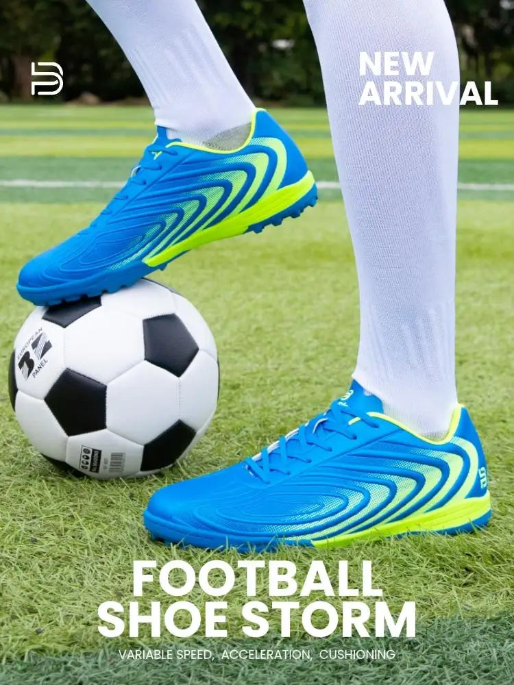 Baasploa Men Football Shoes New Arrival Comfort Lightweight Turf Training Soccer Shoes Professional Male Soft Sneakers Non-Slip
