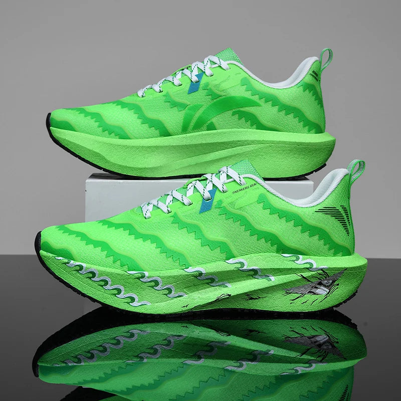 Chaussures de sport d'été pour homme et femme, légères, pour le marathon, respirantes, protégeant les pieds, idéales pour la marche