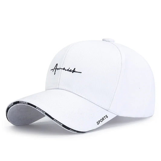 Men Women Embroidered Letter SunShade Breathable Baseball Cap Summer Outdoor Sport Sunscreen Curved Brim Adjustable Hat A31