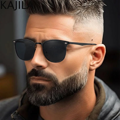 Steampunk Square Sunglasses Men 2026 Luxury Brand Metal Frame Retro Punk Sun Glasses Male Driving Shades Vintage Eyewear UV400