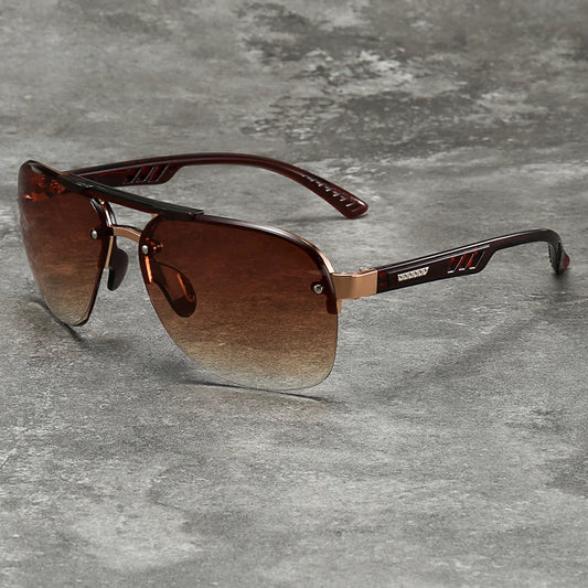 Fashion Vintage Eyewear Gradient Lens Pilot Sunglasses Men and Women Fishing Driving Man Luxury Brand Designer Sun Glasses