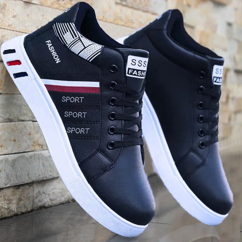 Skateboardsko til mænd 48 Casual høje sneakers til gåture Sportssko Åndbare hiphop-sko Gadesko Chaussure Homme