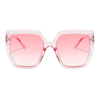 Vintage Oversized Square Sunglasses Women For Men Classic Big Frame Trending Sun Glasses UV400 Luxury Brand Designer Eyeglasses